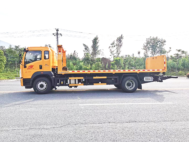 國六重汽豪沃G5平板一拖二清障車 國六重汽豪沃G5平板一拖二清障車