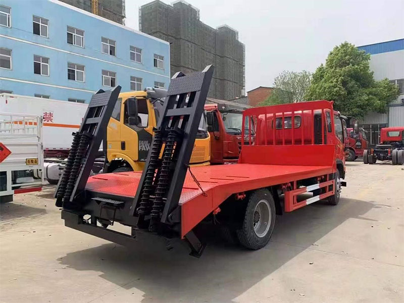 國六解放大王駕到單橋平板運輸車 國六解放大王駕到單橋平板運輸車