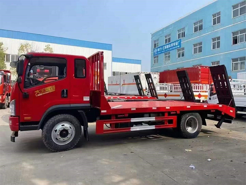 國六解放大王駕到單橋平板運輸車 國六解放大王駕到單橋平板運輸車