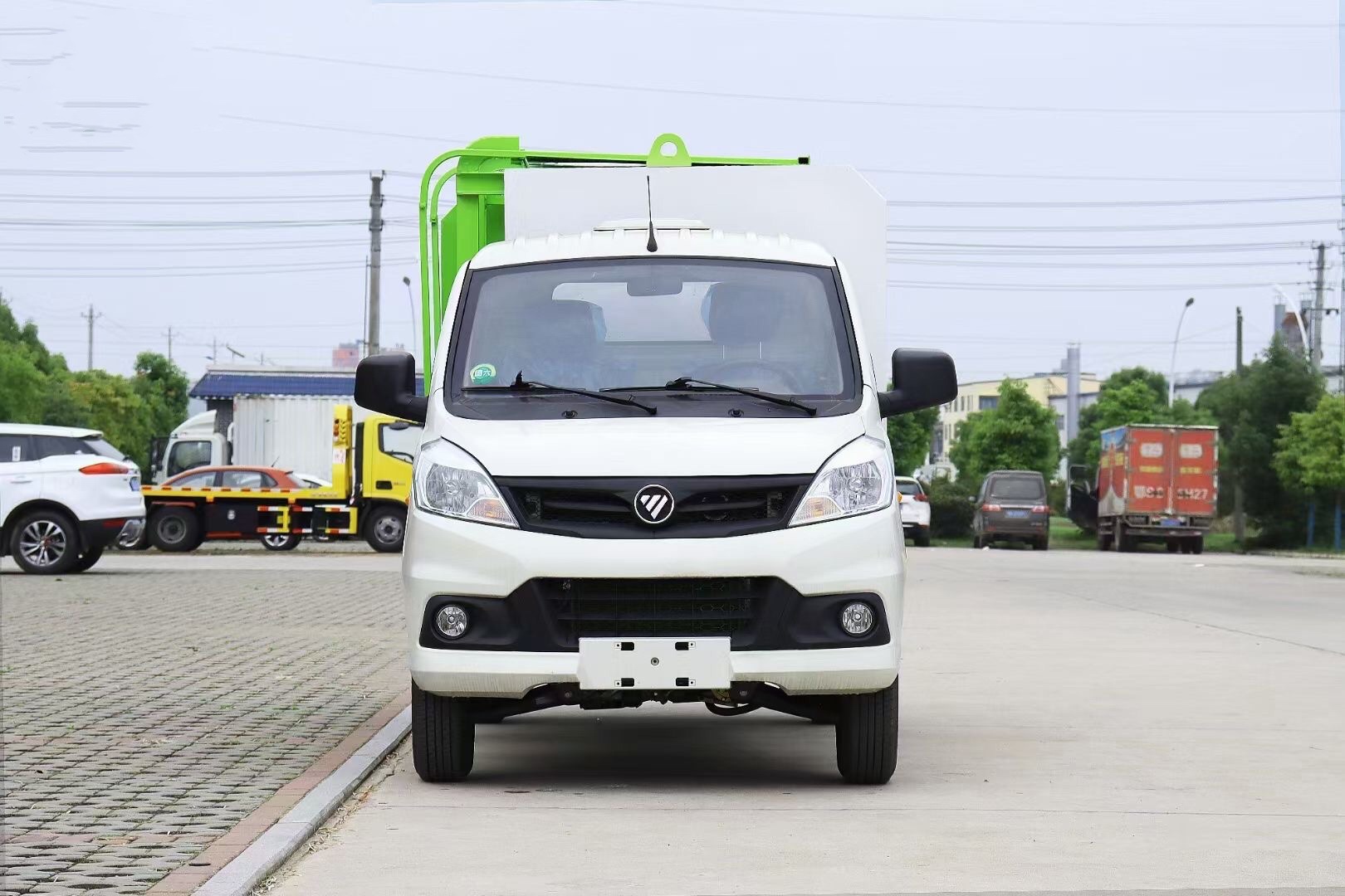 國(guó)六福田祥菱4方藍(lán)牌掛桶垃圾車 國(guó)六福田祥菱4方藍(lán)牌掛桶垃圾車