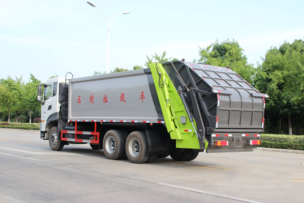 國六18立方東風天龍后雙橋 壓縮垃圾車 國六18立方東風天龍后雙橋 壓縮垃圾車